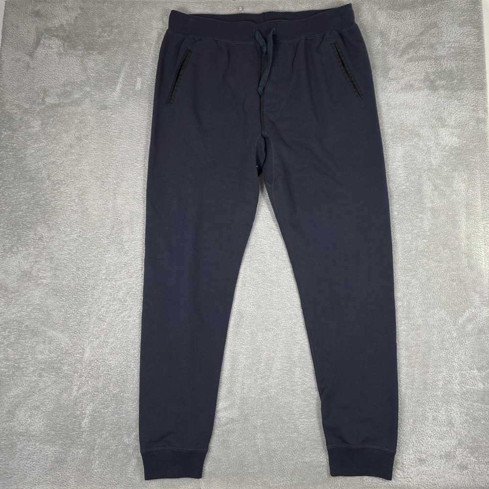 Bonobos Joggers Mens XL‎ Navy Blue Cotton Drawstring Sweatpants Lounge Pants